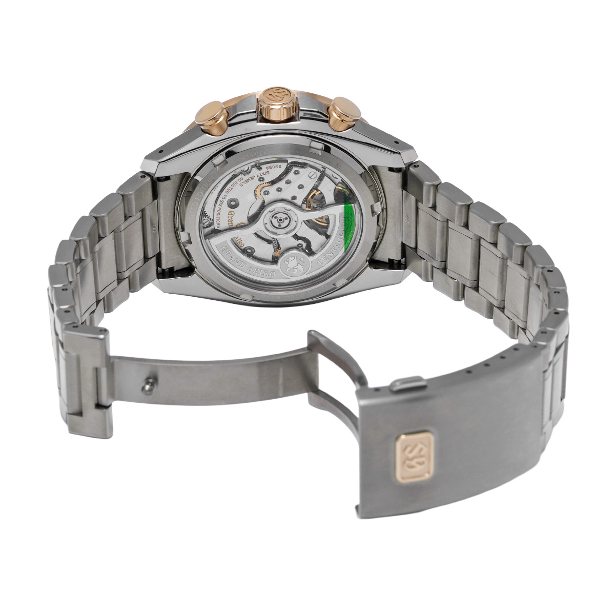 グランドセイコー エボリューション9 SLGC004 ブラック/ピンク メンズ