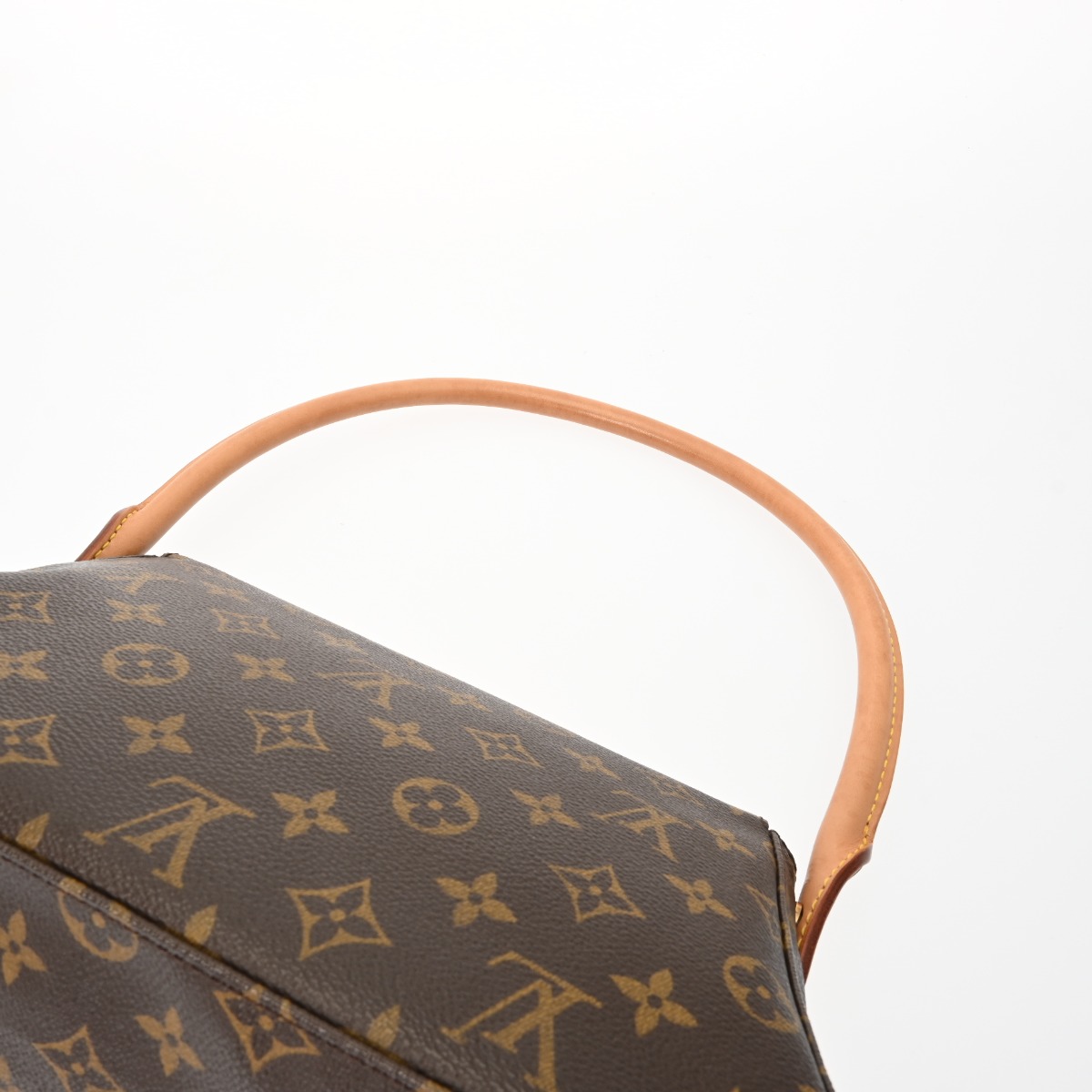 ルイ ヴィトン モノグラム ミニ ルーピング ブラウン M51147