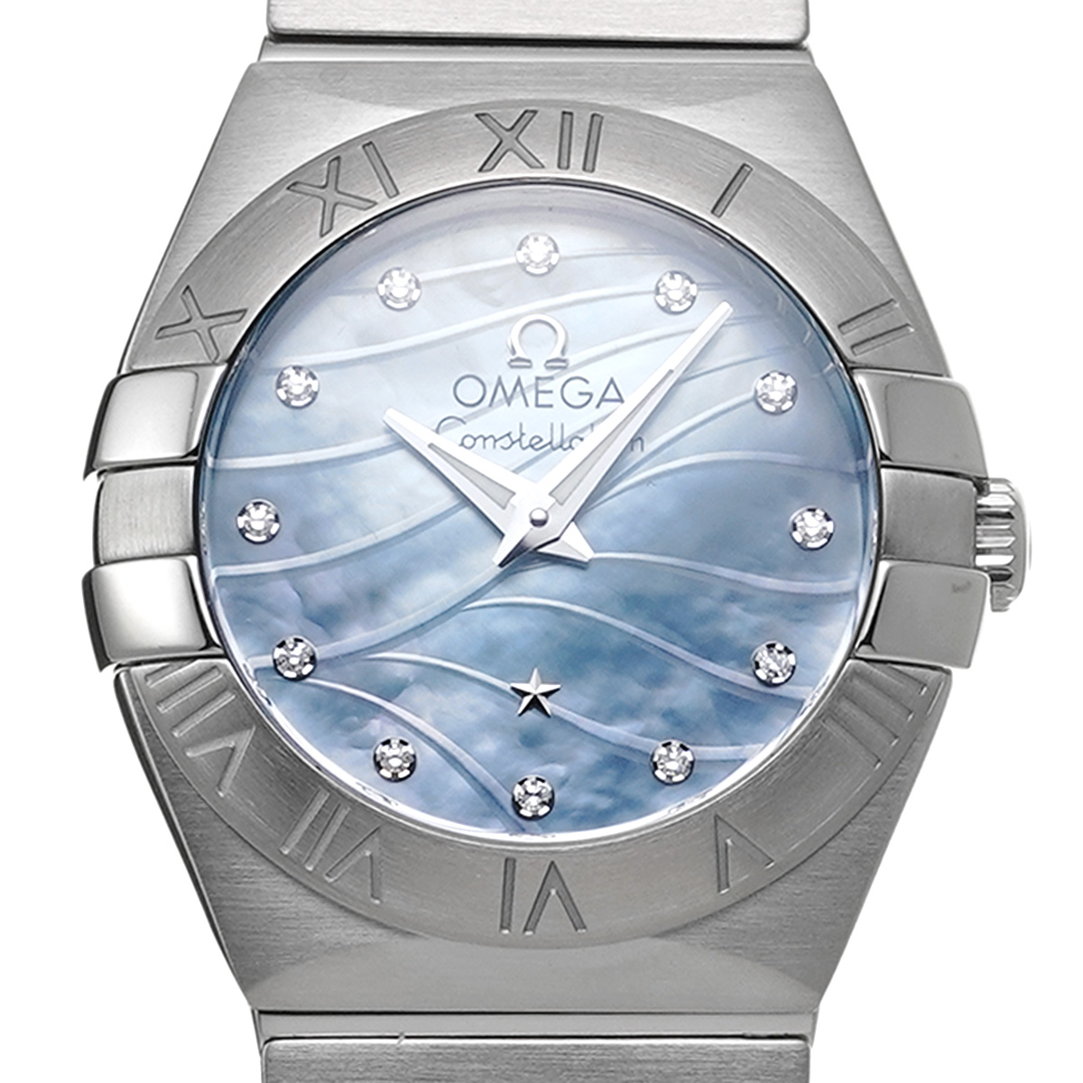 オメガ コンステレーション クォーツ 123.10.24.60.57.001 ブルー