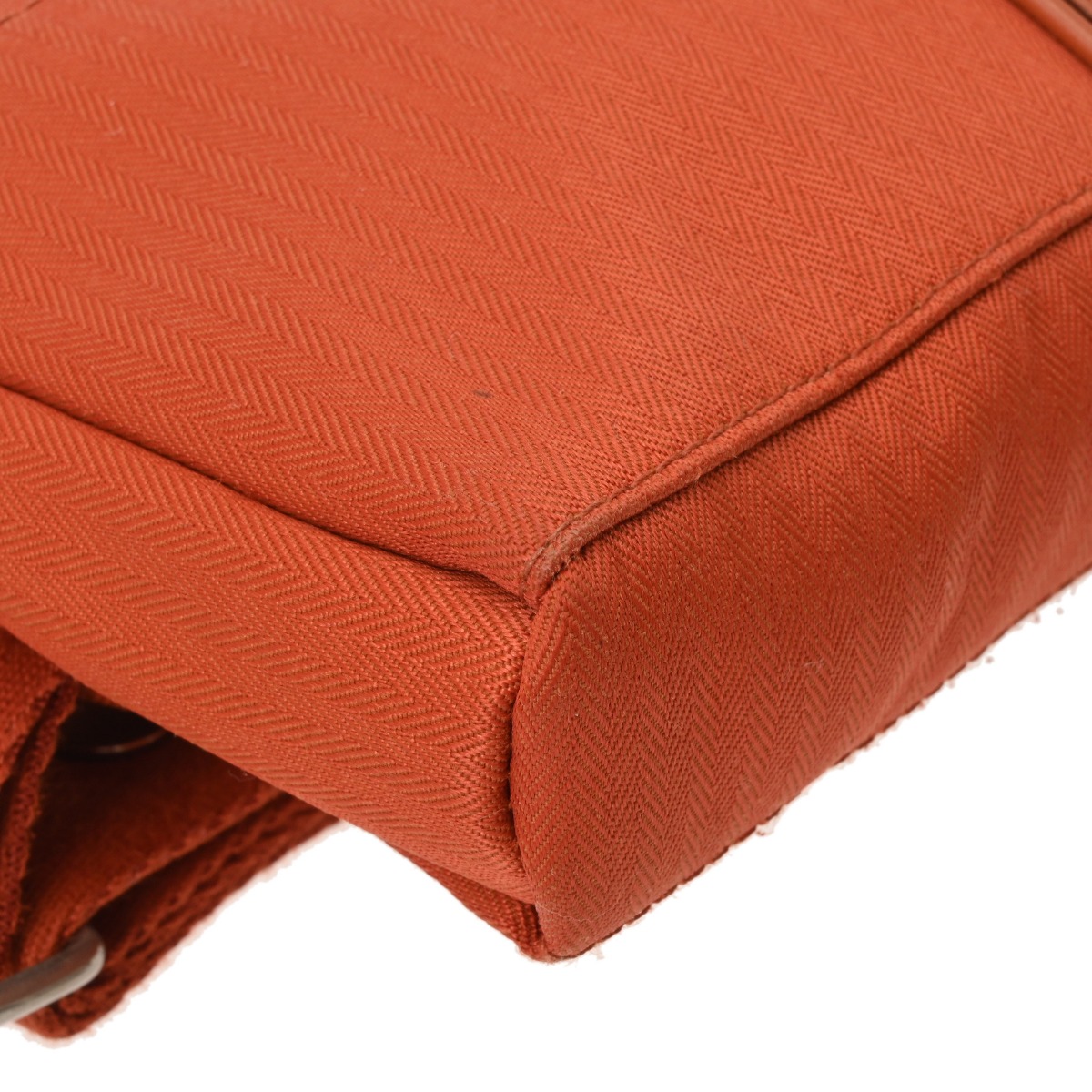 エルメス アカプルコ サンチュール オレンジ トワルシェブロン