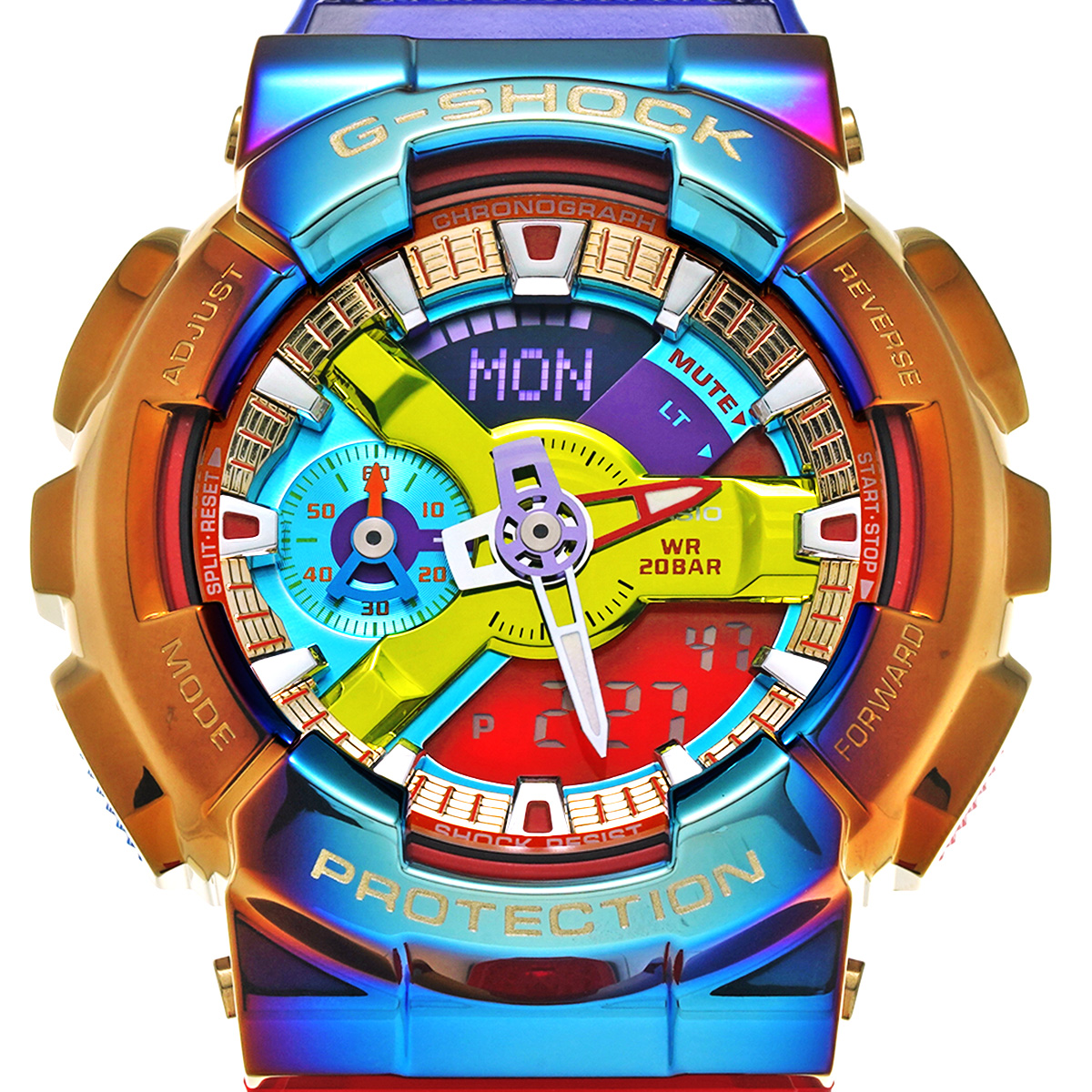 カシオ G-SHOCK メタルカバード GM-110RB-2AJF マルチカラー