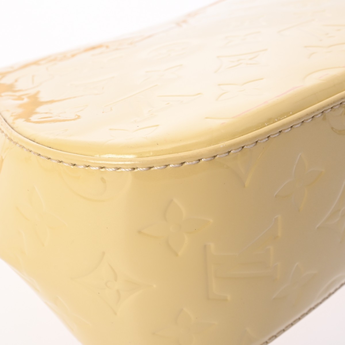 ルイヴィトン モノグラムヴェルニ ベルフラワー PM ブロンコライユ