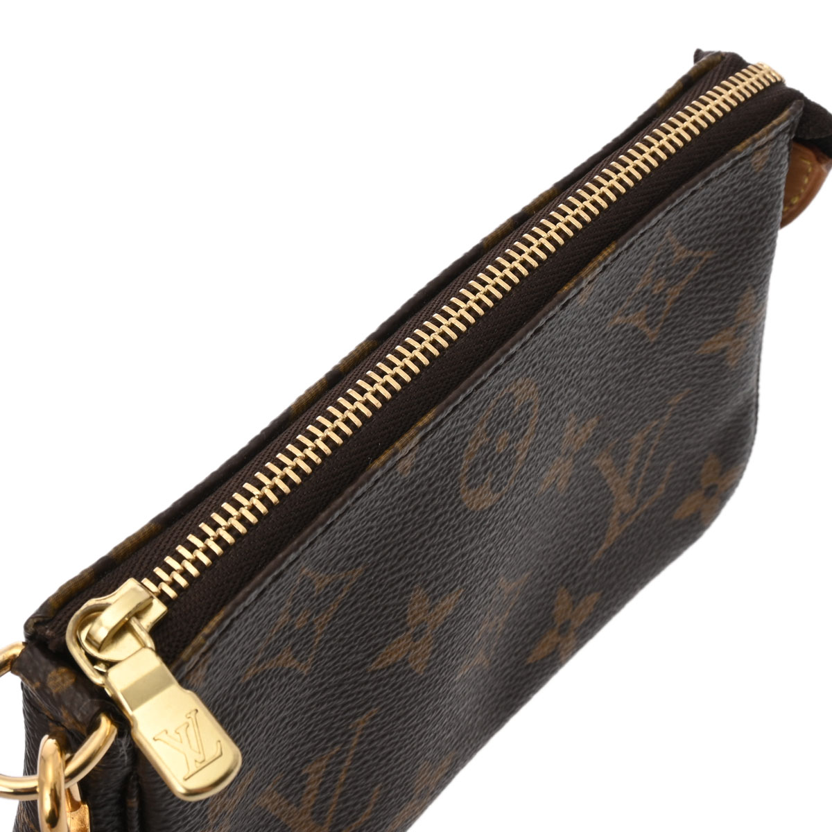 ルイ ヴィトン モノグラム ミニポシェット アクセソワール ブラウン