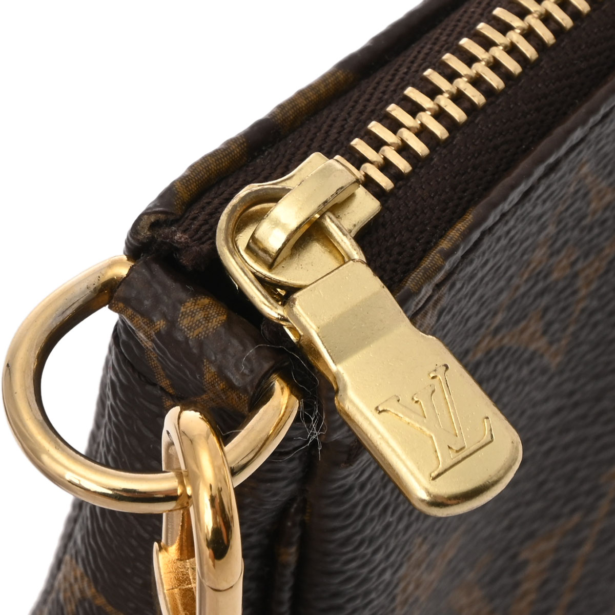 ルイ ヴィトン モノグラム ミニポシェット アクセソワール ブラウン