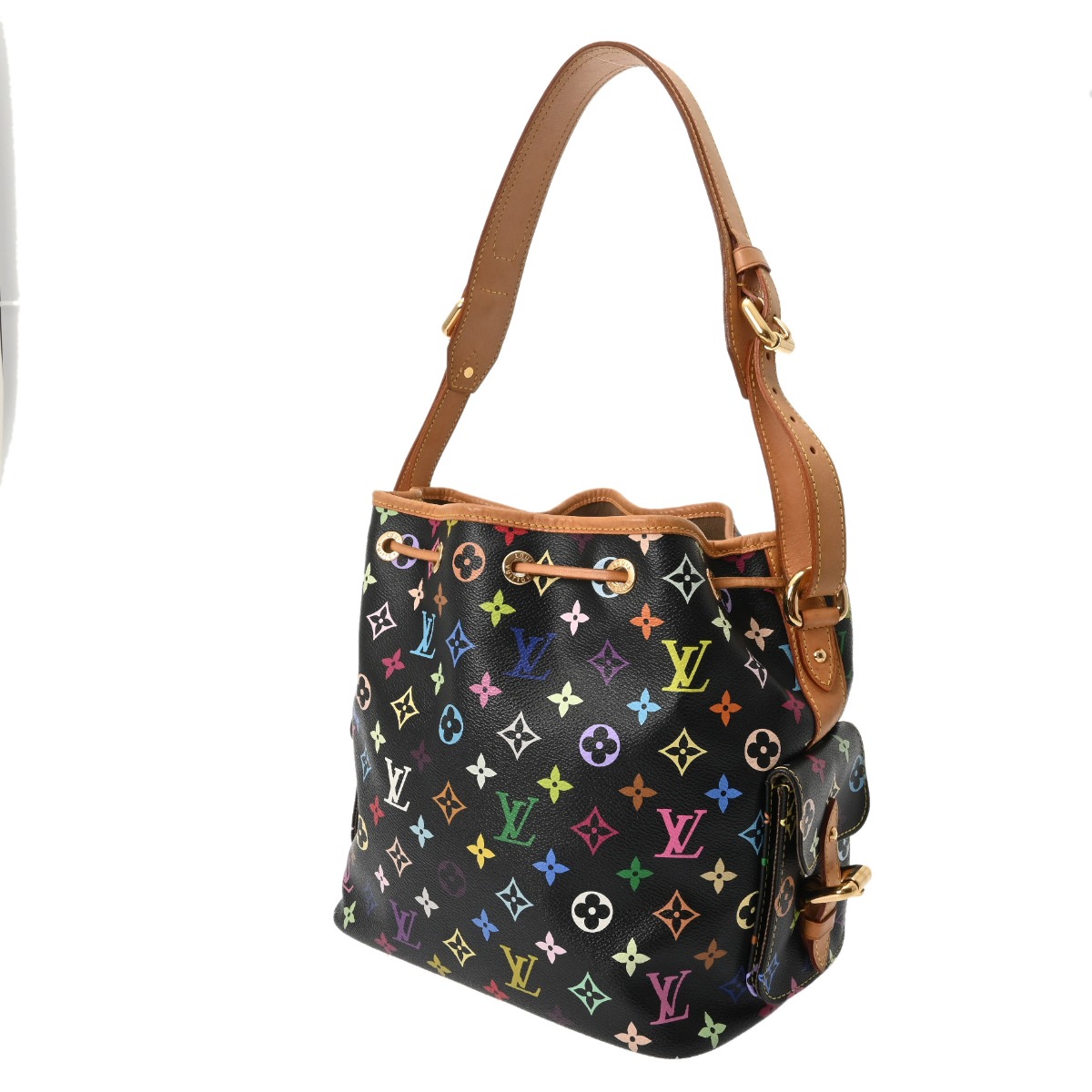 ルイ ヴィトン モノグラムマルチカラー プチノエ ノワール M42230