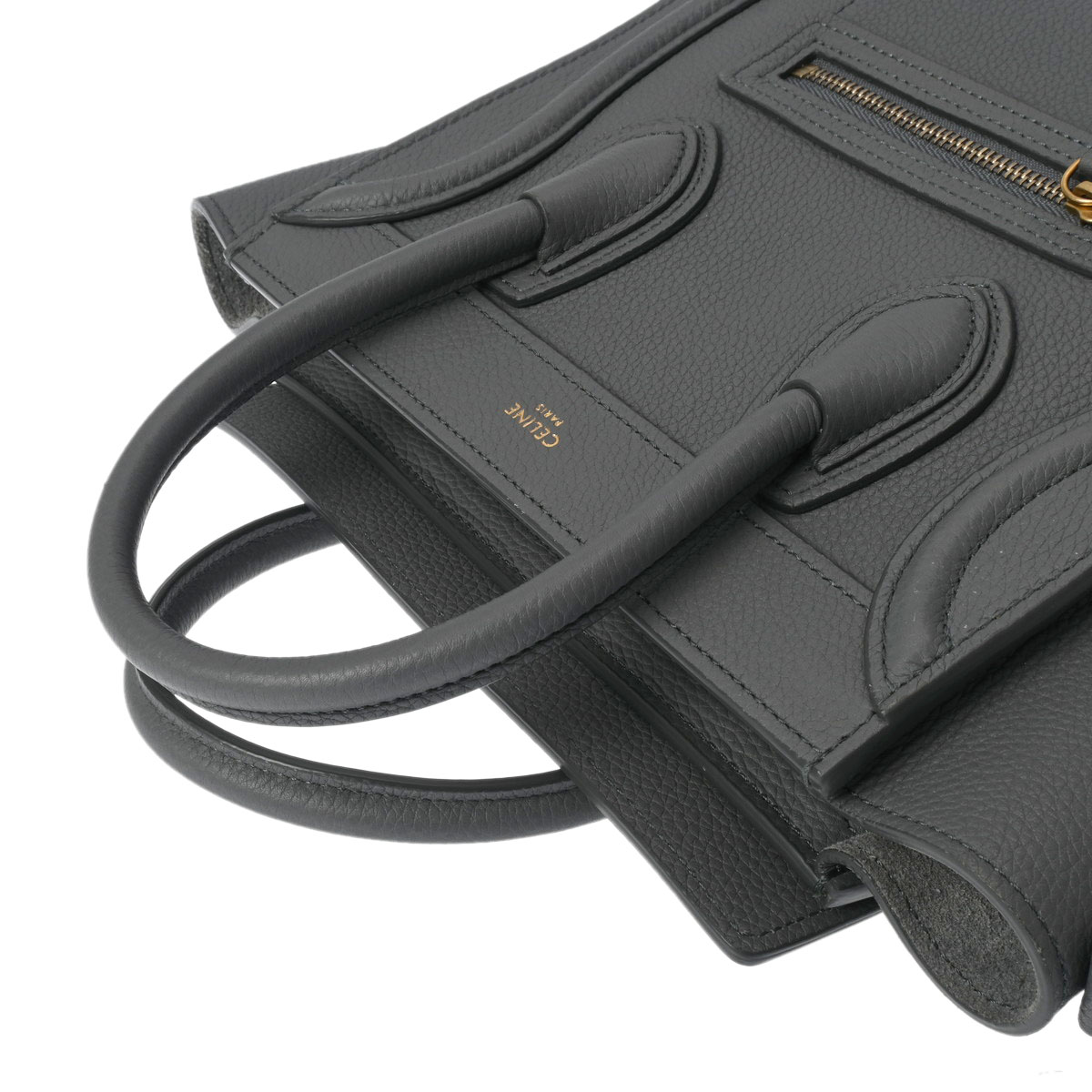 セリーヌ ラゲージ ナノ コール/ゴールド金具 189243DRM ドラムド