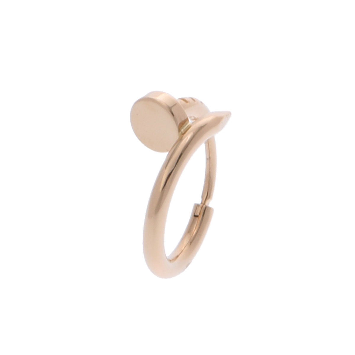 カルティエ ジュストアンクル シングル ピアス ゴールド K18イエロー