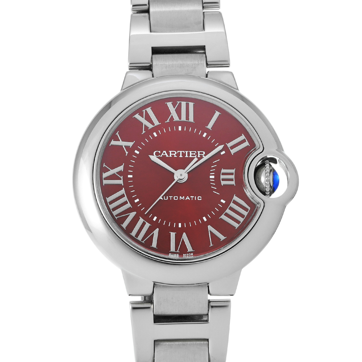 カルティエ バロンブルー ドゥ カルティエ 33mm WSBB0052 レッド