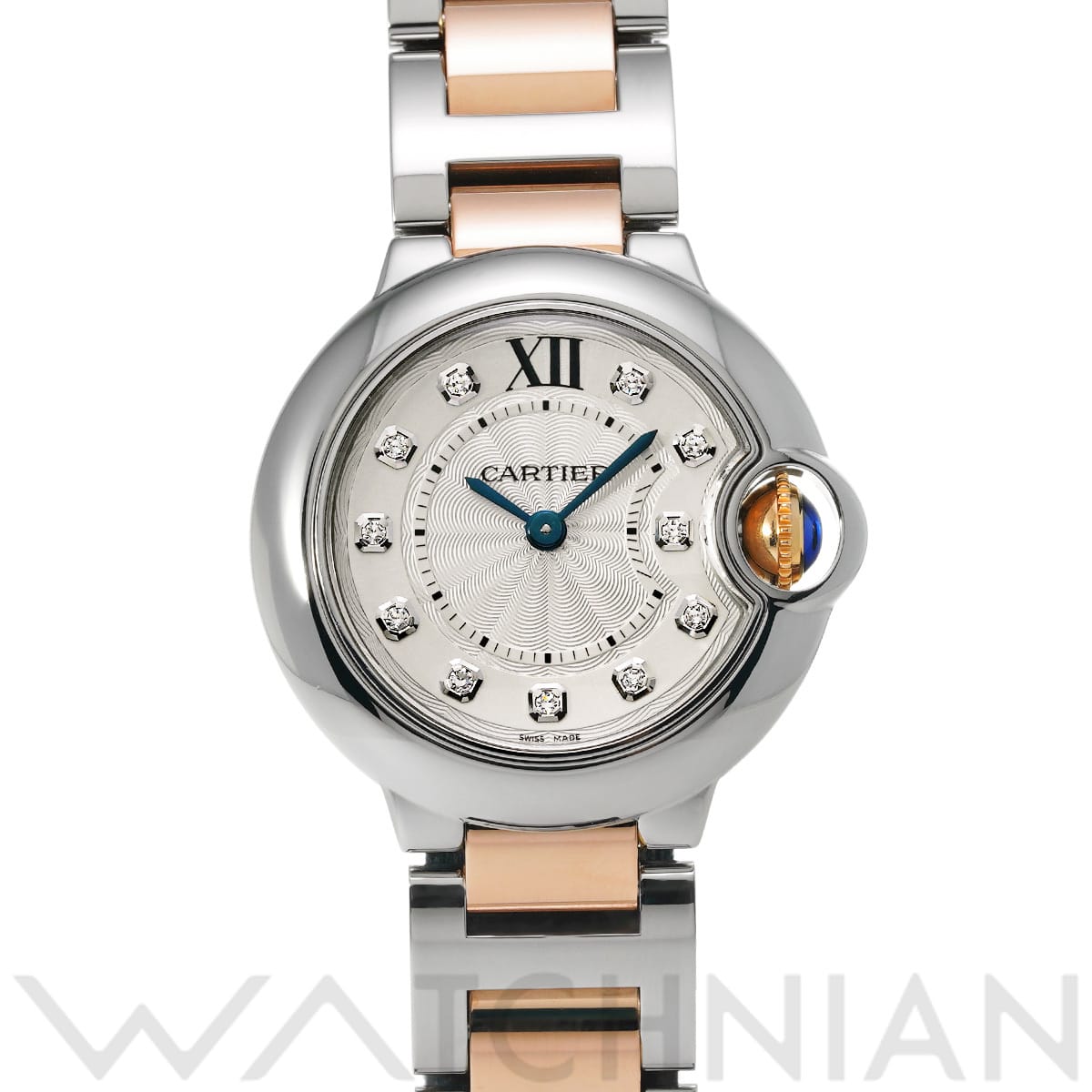 バロンブルー カルティエ 時計(コンビ（ステンレス×ゴールド