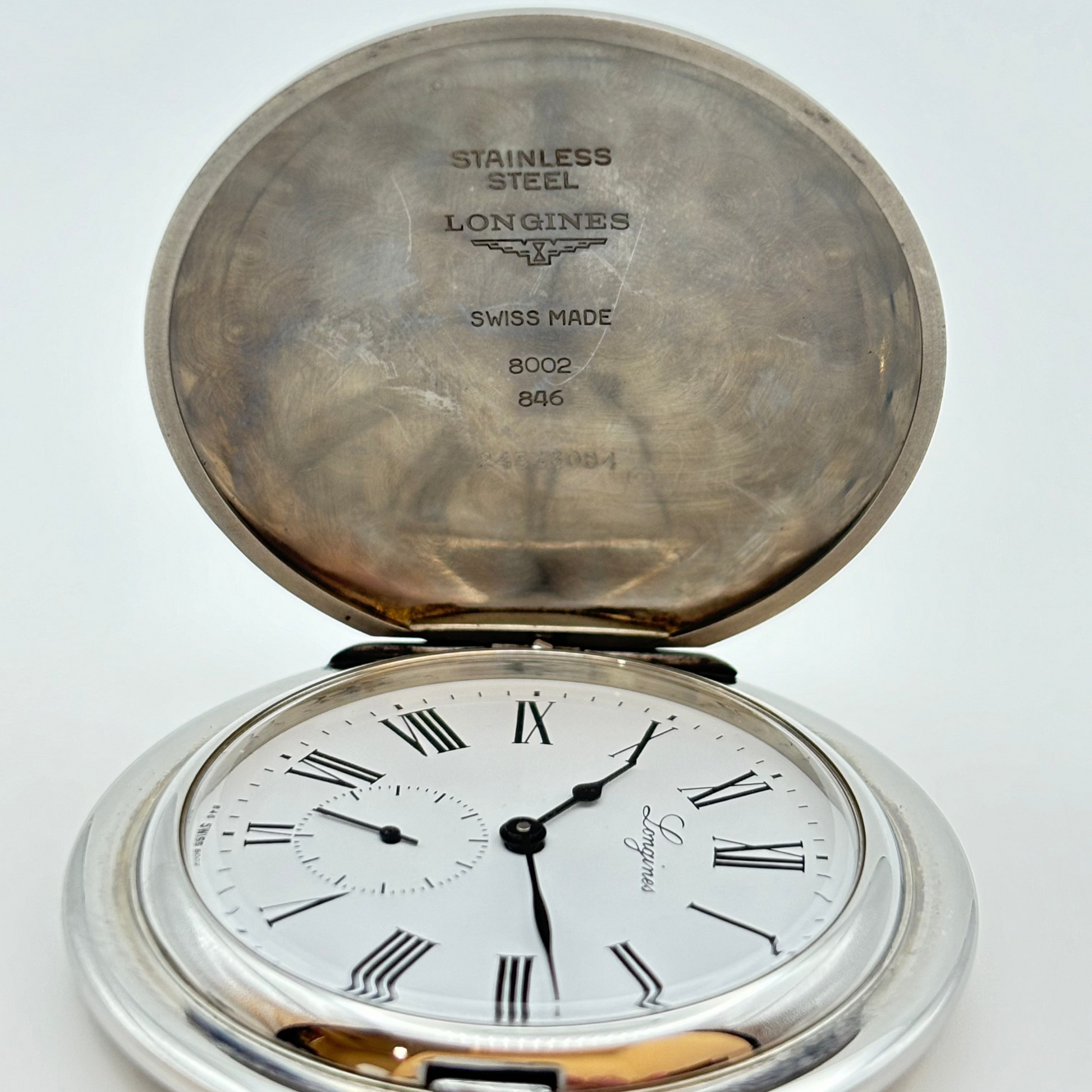 LONGINES / ロンジン 懐中時計 手巻き ハンターケース Ref.8002 Cal