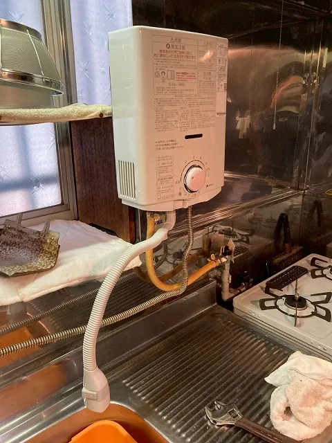 松下電器(ナショナル)、GW-5C1-T→GQ-551MW、ノーリツ、5号、元止式