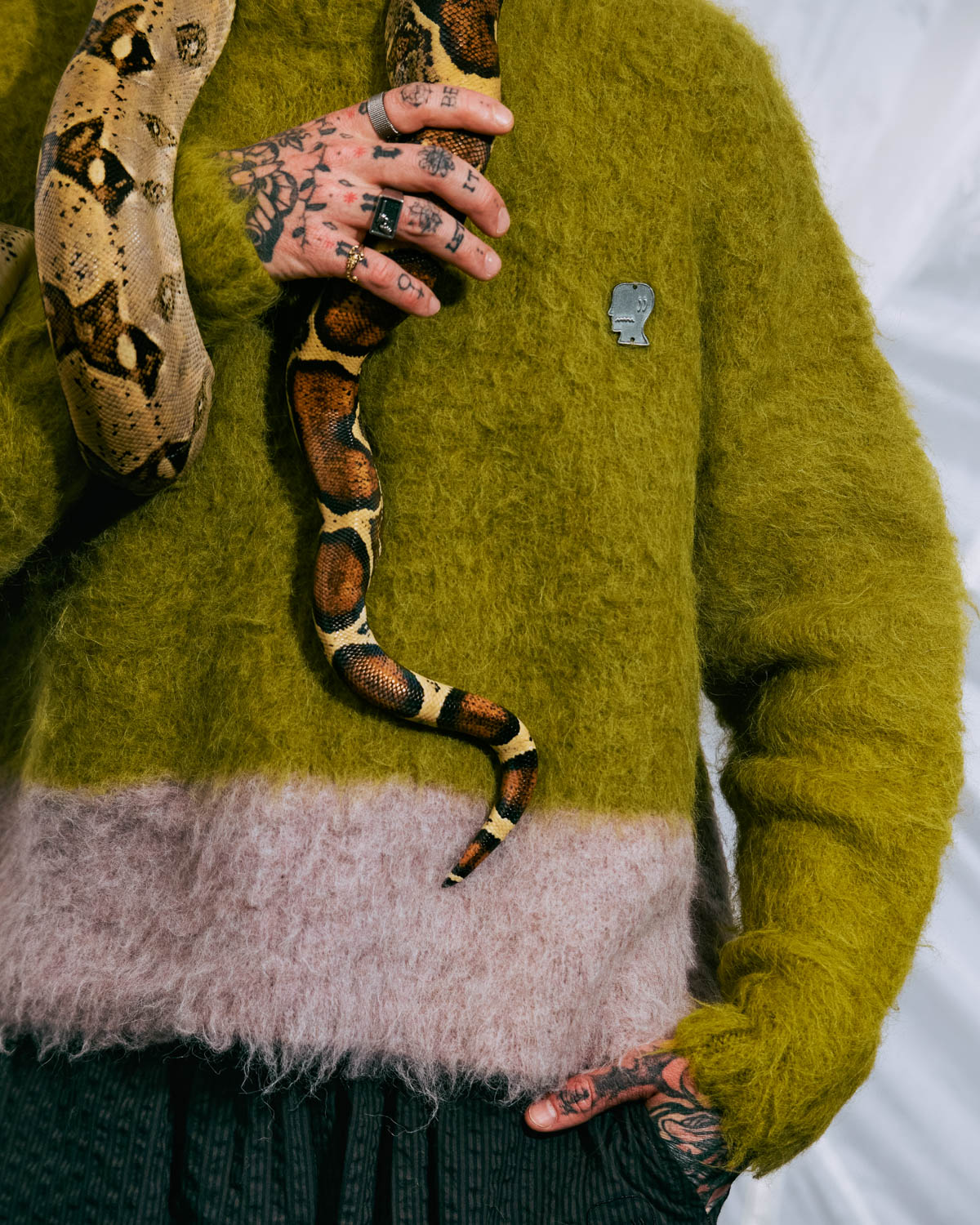 Super Hairy Boxy Knit Sweater - Lime – Brain Dead