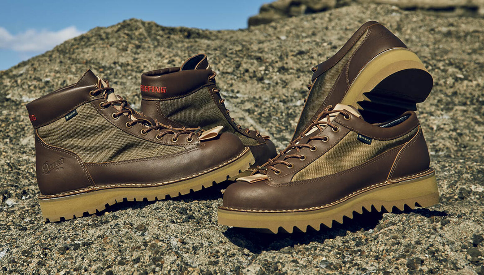 ブリーフィング流ダナーフィールド。ナイロンウェビングでよりタフに