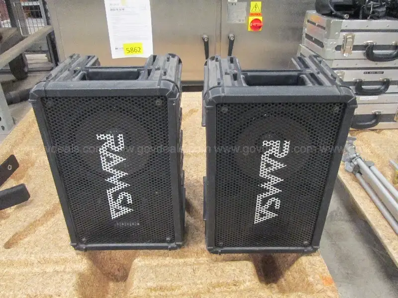 2 Panasonic RAMSA WS-A80 professional PA/monitor speakers | GovDeals