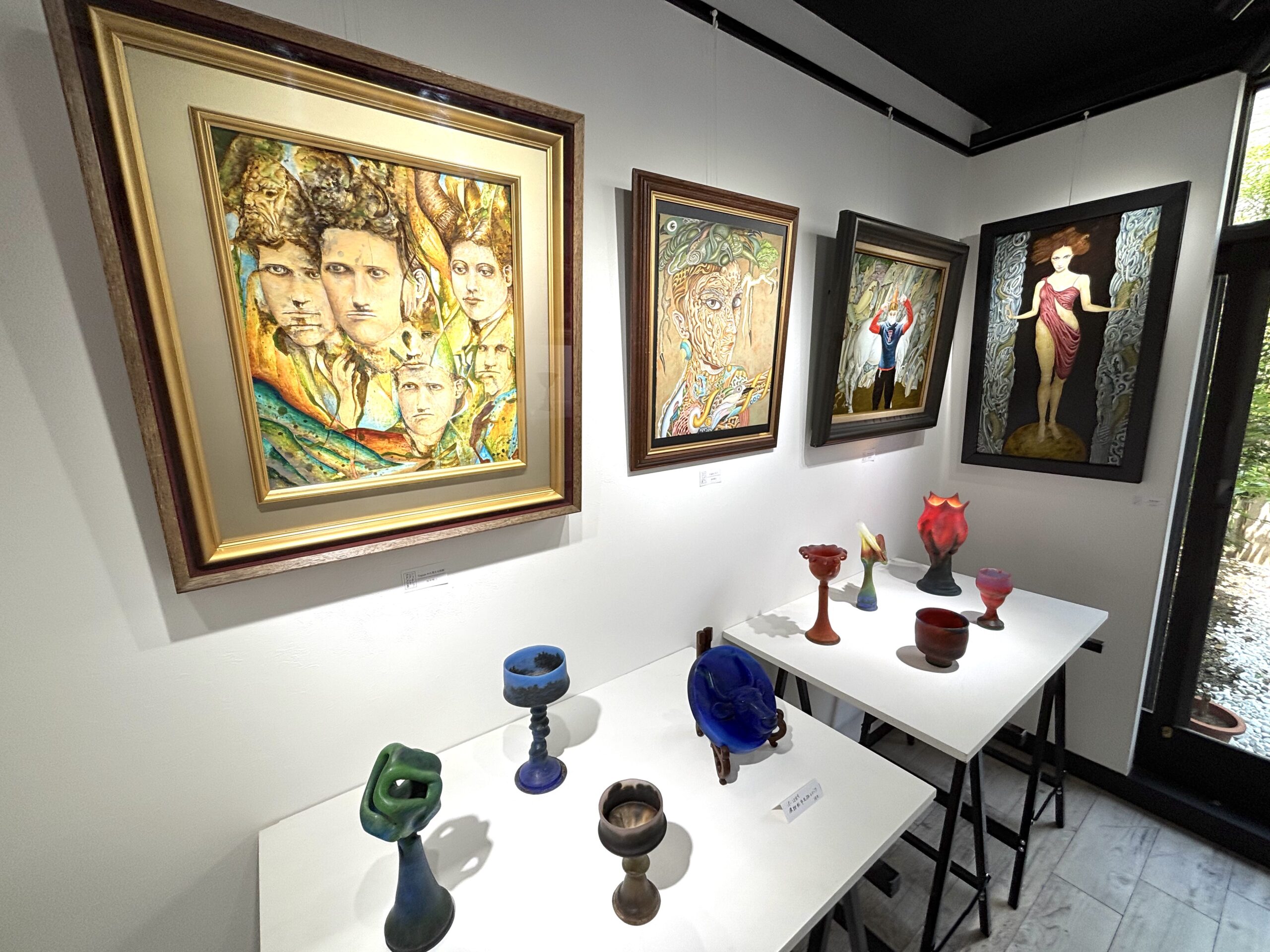 内田邦太郎×田中照三 二人展「シュルレアリスムとガラスの器」 アート