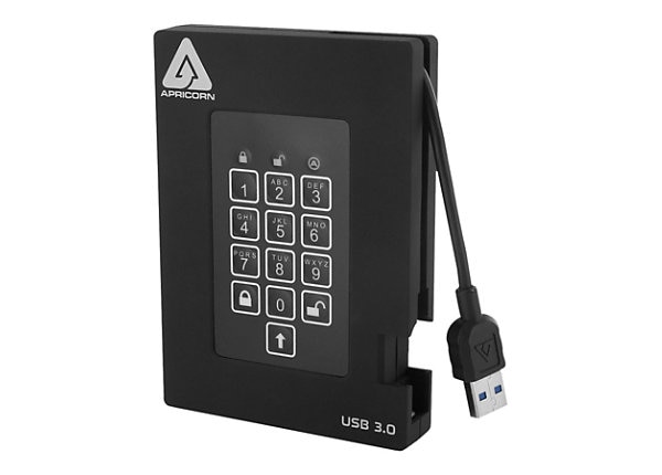Apricorn Aegis Padlock Fortress A25-3PL256-500F - hard drive - 500
