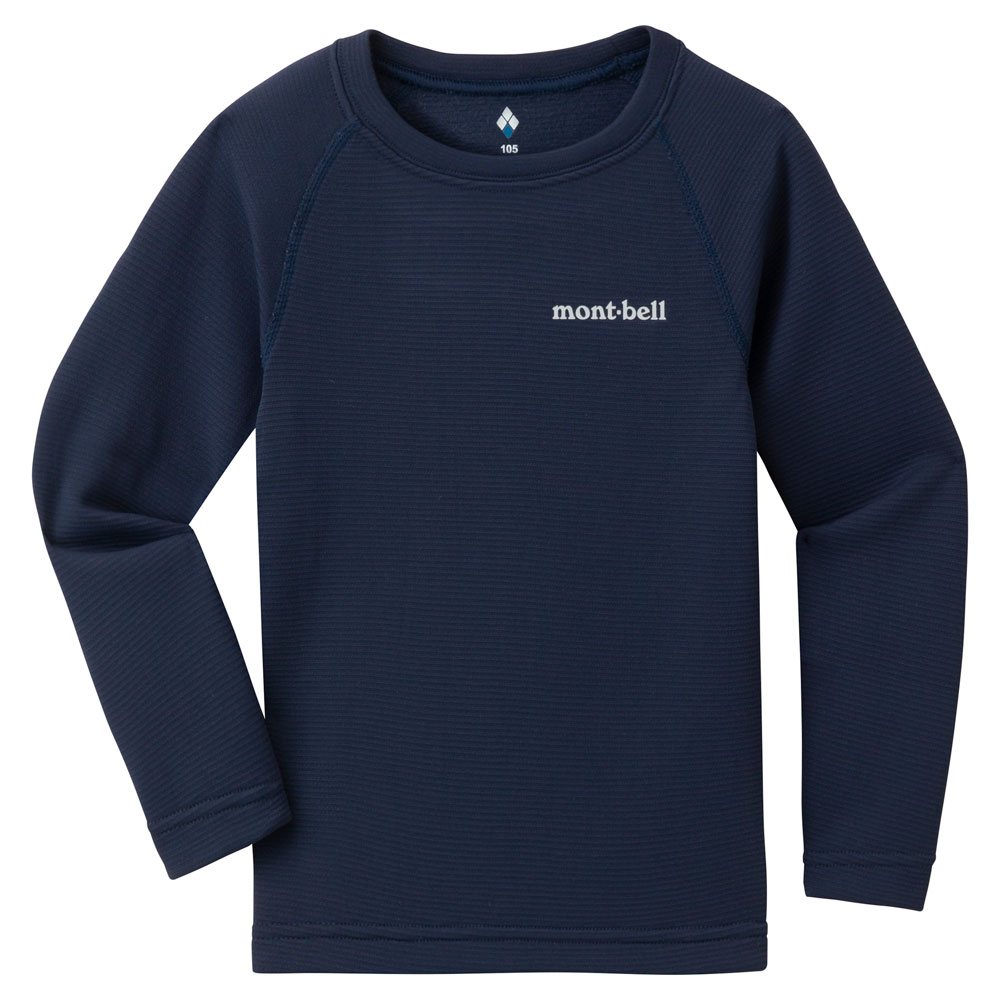 ジオライン EXP.ラウンドネックシャツ Kid's 105-120｜モンベル