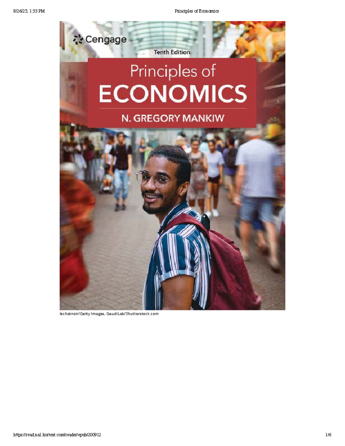 Principles of Economics (10th Ed.) - N. Gregory Mankiw Overview