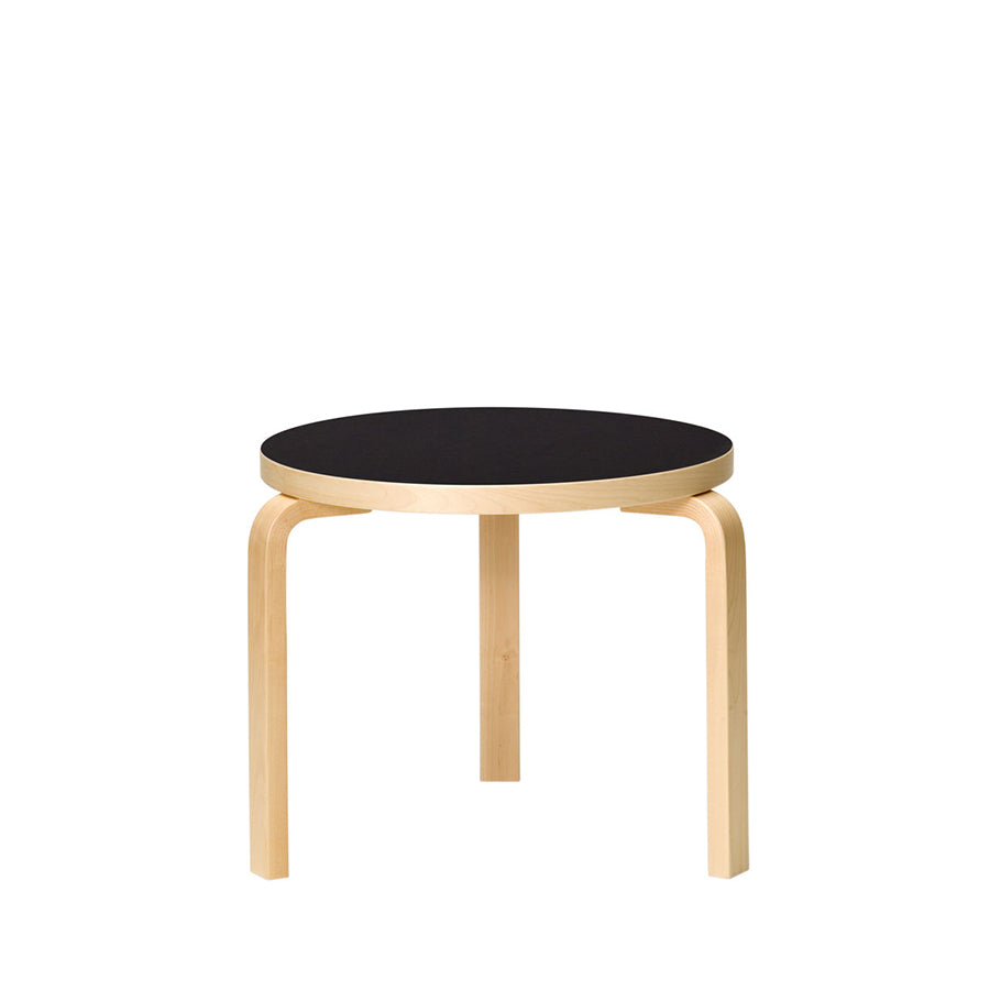 テーブル 90D ブラック リノリウム – Artek Tokyo Store