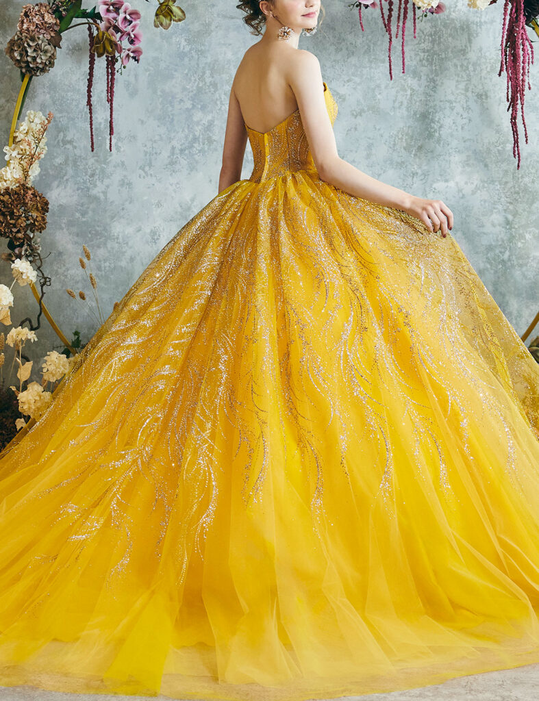 ルルフェリーチェ イエロー【LU-0156】5号から15号『上品なフェミニン