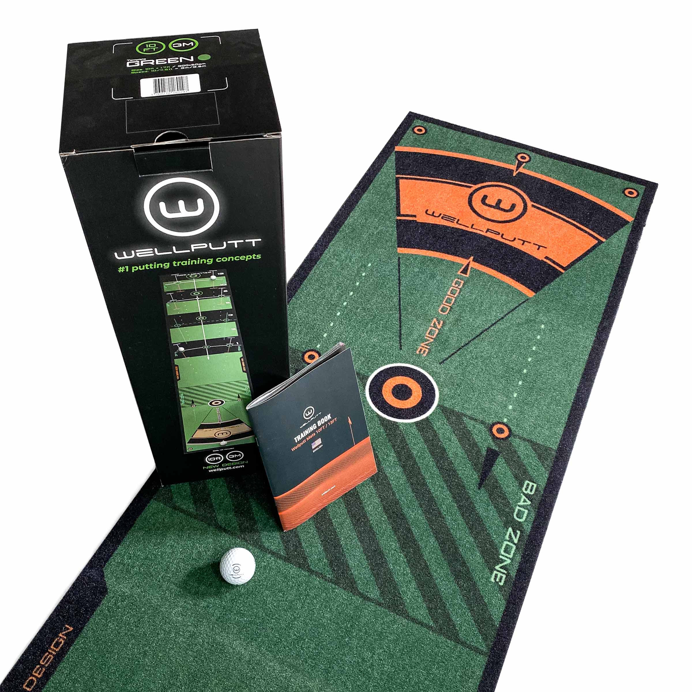 Putting training mat golf indoor - 3m Classic | Wellputt