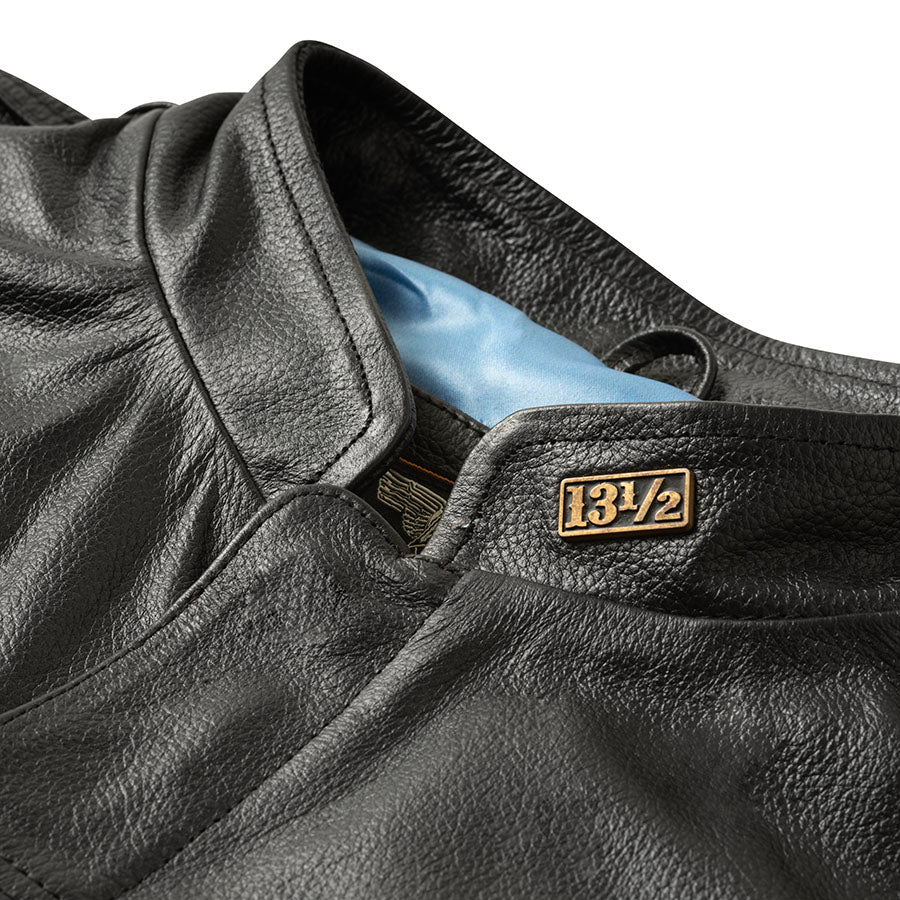 WCC x 13 1/2 Dominator Leather Riding Vest - Black – West Coast