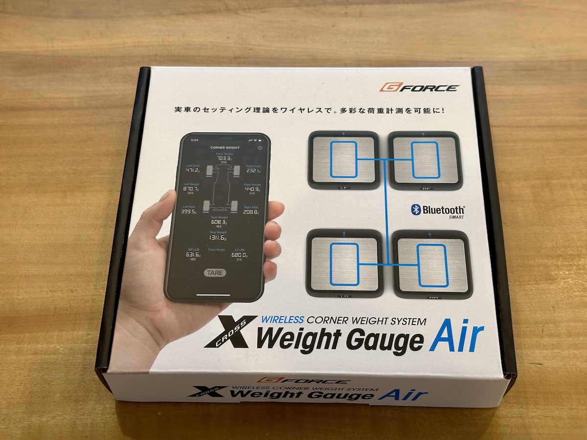ラジコンの4輪で測定できるハカリ「X WEIGHT GAUGE Air」を買ってみた