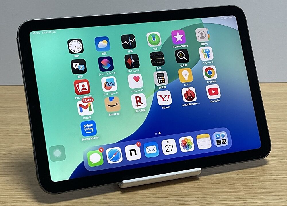 中古で購入の iPad mini 6 実機レビュー、Cellular モデルが約42千円と