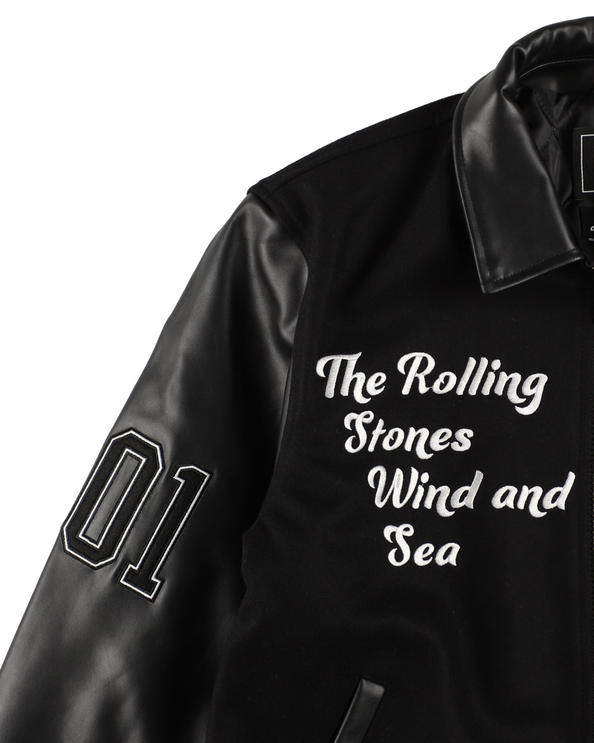 THE ROLLING STONES x WDS VARSITY JACKET – WIND AND SEA
