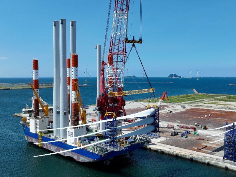 北九州響灘洋上ウインドファームが年度内稼働へ「当初の事業費で難工事