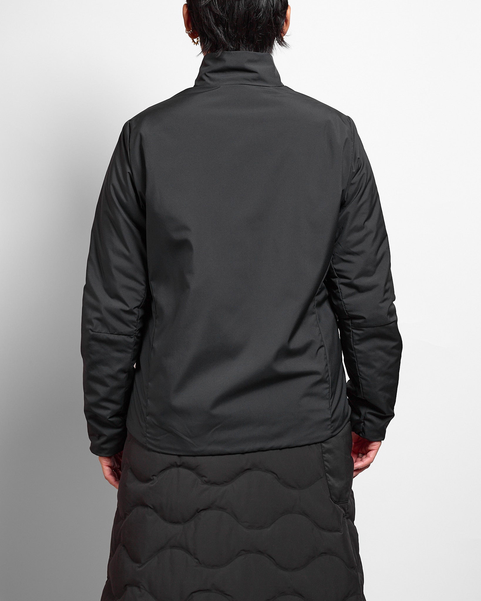 W's Enfold Jacket in True Black ~ Windthrow
