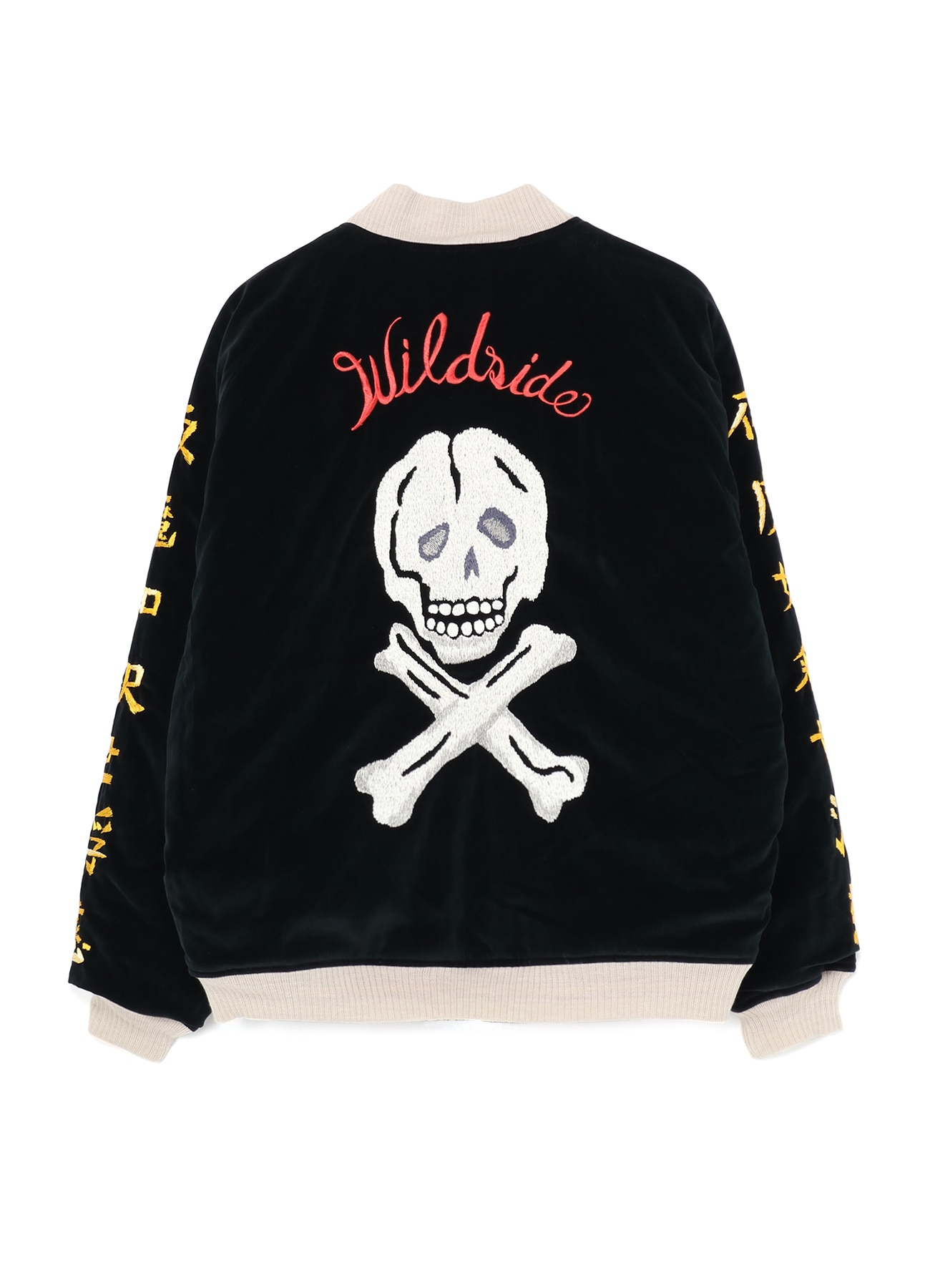 WILDSIDE xSAINT Mxxxxxxxx SOUVENIR SKULL JKT(S Black): (c)SAINT