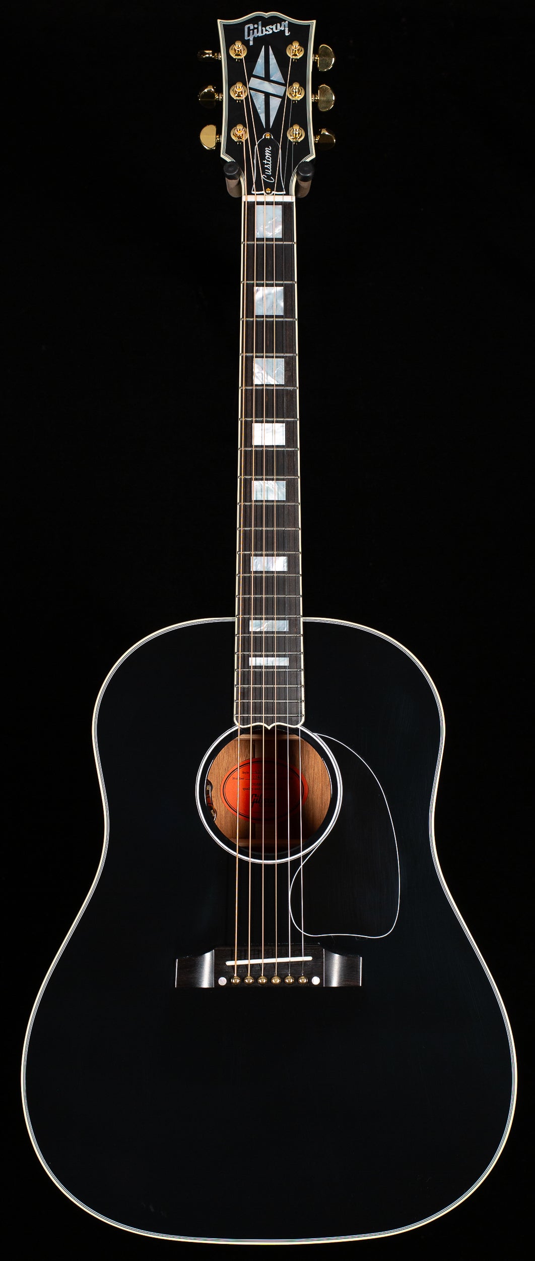 Gibson J-45 Custom Ebony (021) - Willcutt Guitars