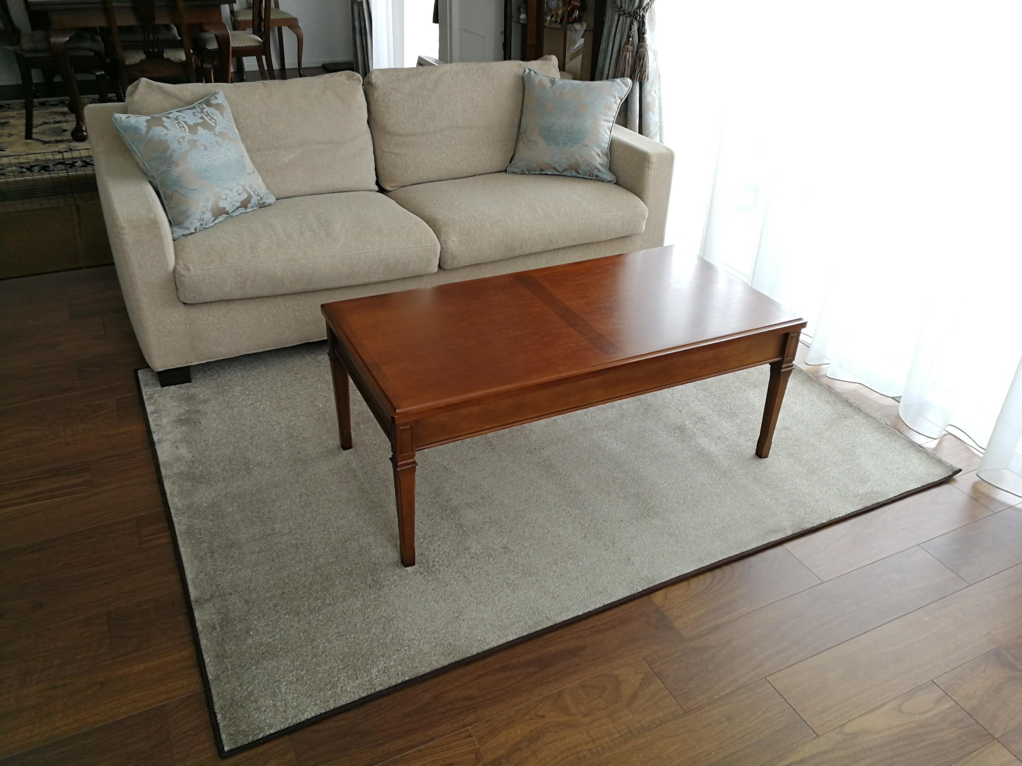 JABのラグで上品で高級感のあるお部屋に。｜施工ブログ｜新築オーダー