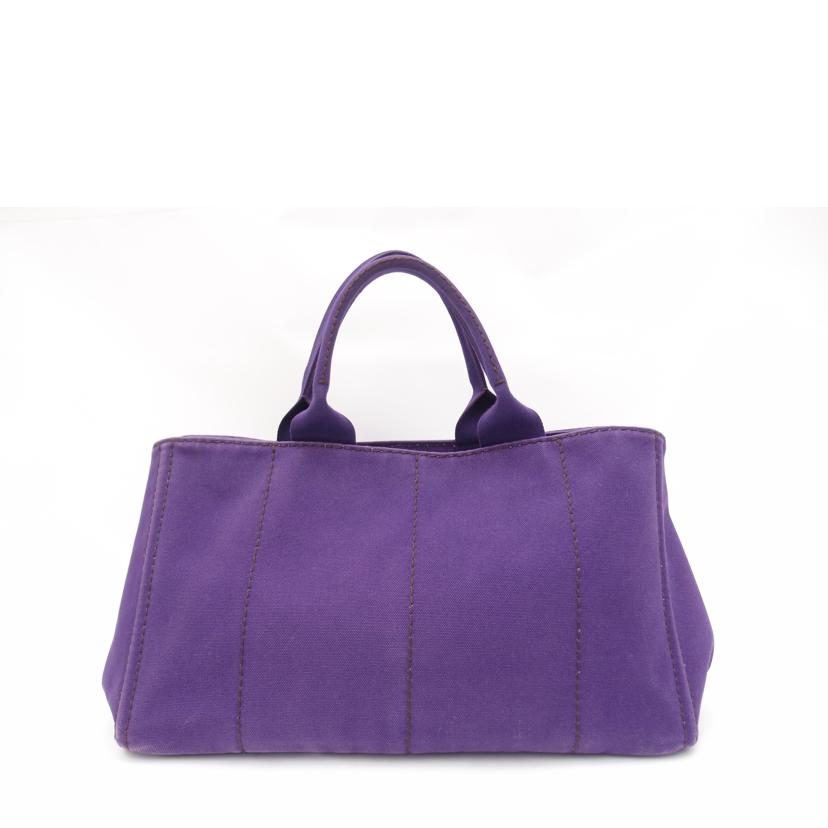 PRADA プラダ トートバッグ ハンドバッグ キャンバス 紫/ブランド