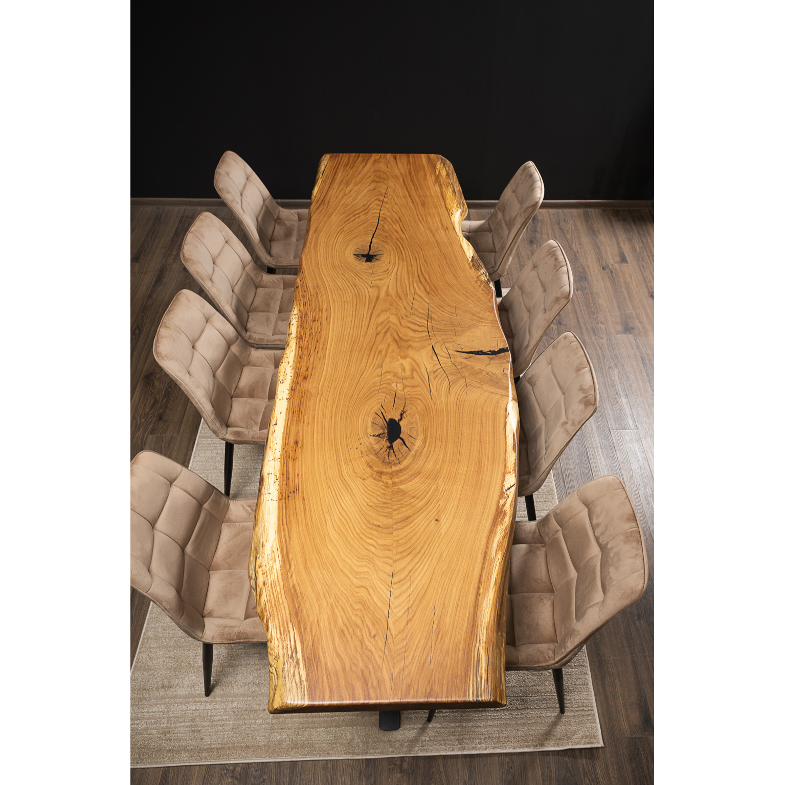 Masă din Lemn Masiv Stejar 