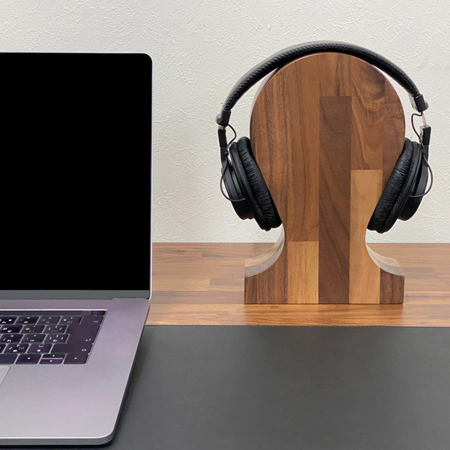 ヘッドホンスタンド ツートンカラー – Wooden JAPAN 匠一松