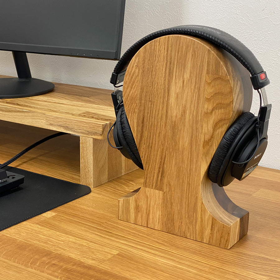 ヘッドホンスタンド ツートンカラー – Wooden JAPAN 匠一松