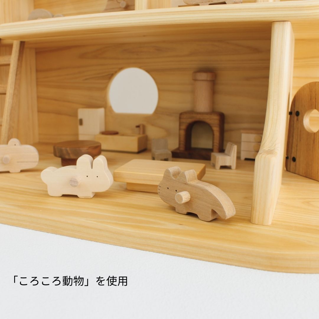木製ドールハウス｜国産無垢材×職人仕上げの家具付きおもちゃ