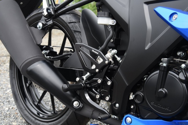 GSX-R125(20-)バックステップキット. | ライディングステップ | ウッド