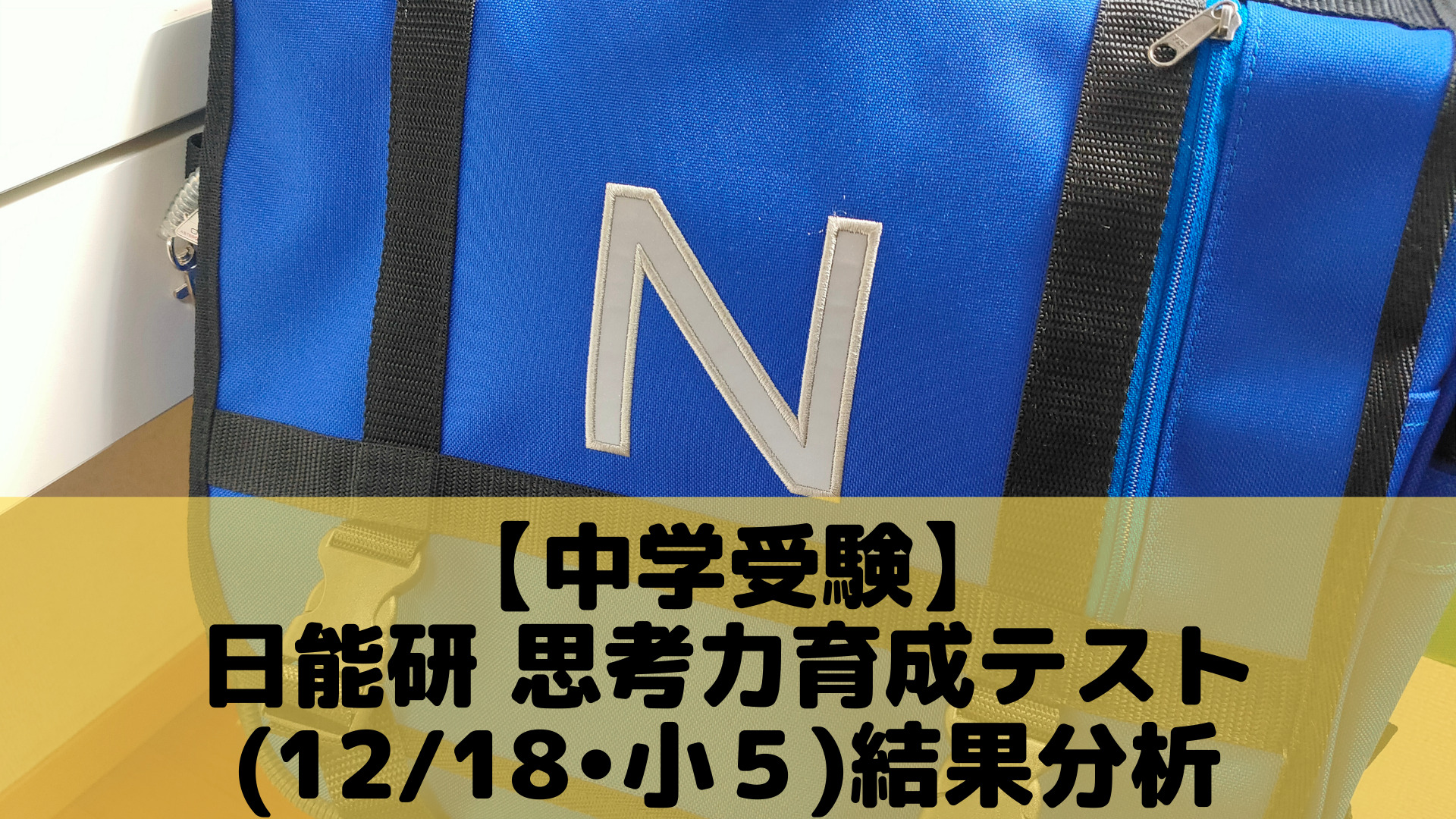 中学受験】日能研 思考力育成テスト④(12/18•小5)結果分析 | ポチたま