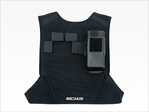 働くカラダを暑熱から守るペルチェ式水冷服「メディエイド アイシング