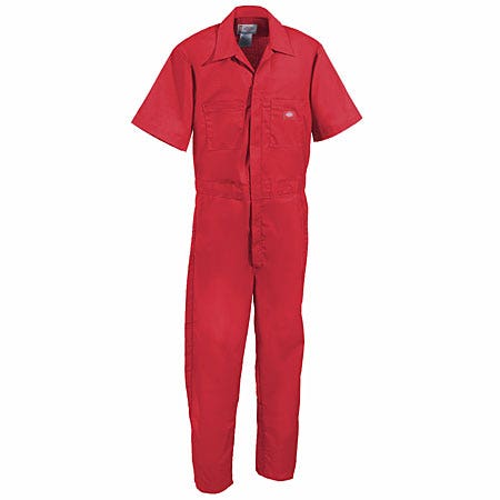 Dickies Coveralls: Men's Navy D33999 0DN Stain Release Short