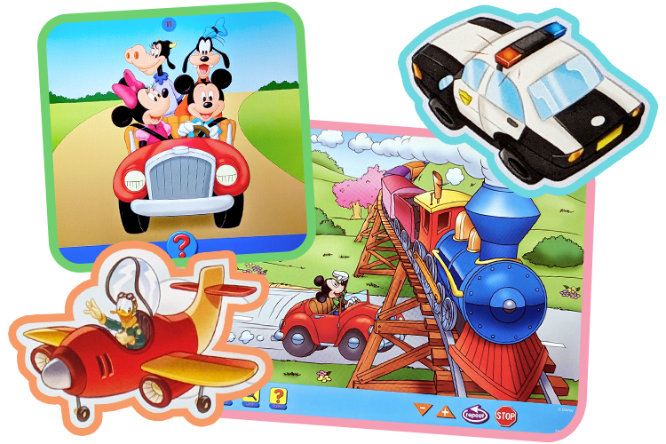 乗りもの特集｜【公式】「ディズニー英語システム」（DWE）