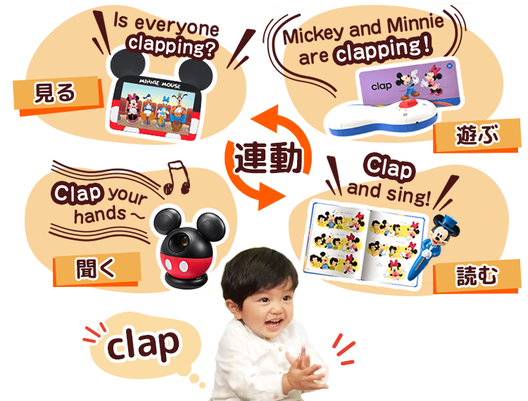 タッチ・バージョンで英語がもっと楽しく！｜【公式】「ディズニー英語