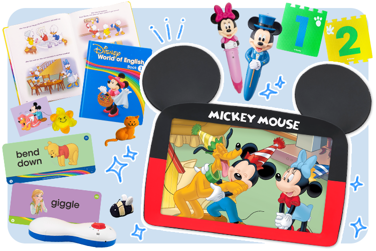DWEディズニー英語システム 「ワールドファミリー通販カタログ」 商品