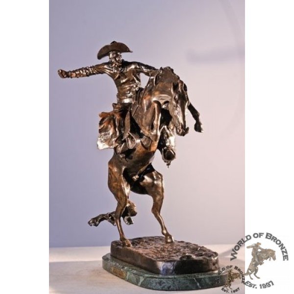 Bronco Buster Bronze Statue for Sale + Free Shipping - World of Bronze