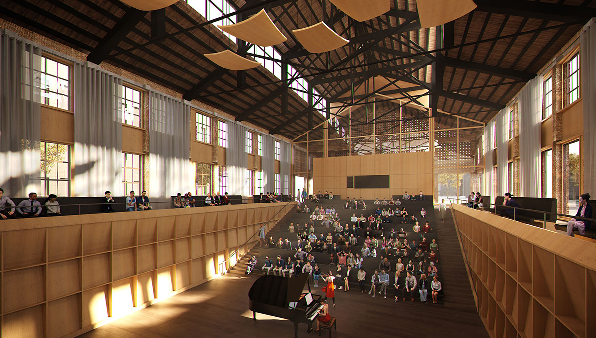 David Chipperfield Architects adds theatre and hotel buildings as