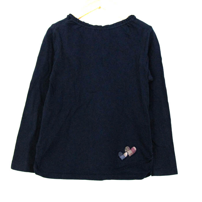 メゾピアノ 長袖Tシャツ トップス リボン フリル キッズ 女の子用 130