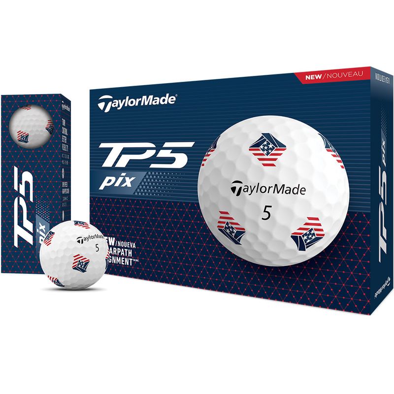 TaylorMade TP5 pix 3.0 USA Golf Balls - Worldwide Golf Shops